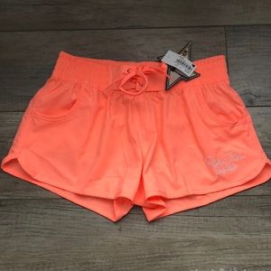 Bright Peach Track Shorts